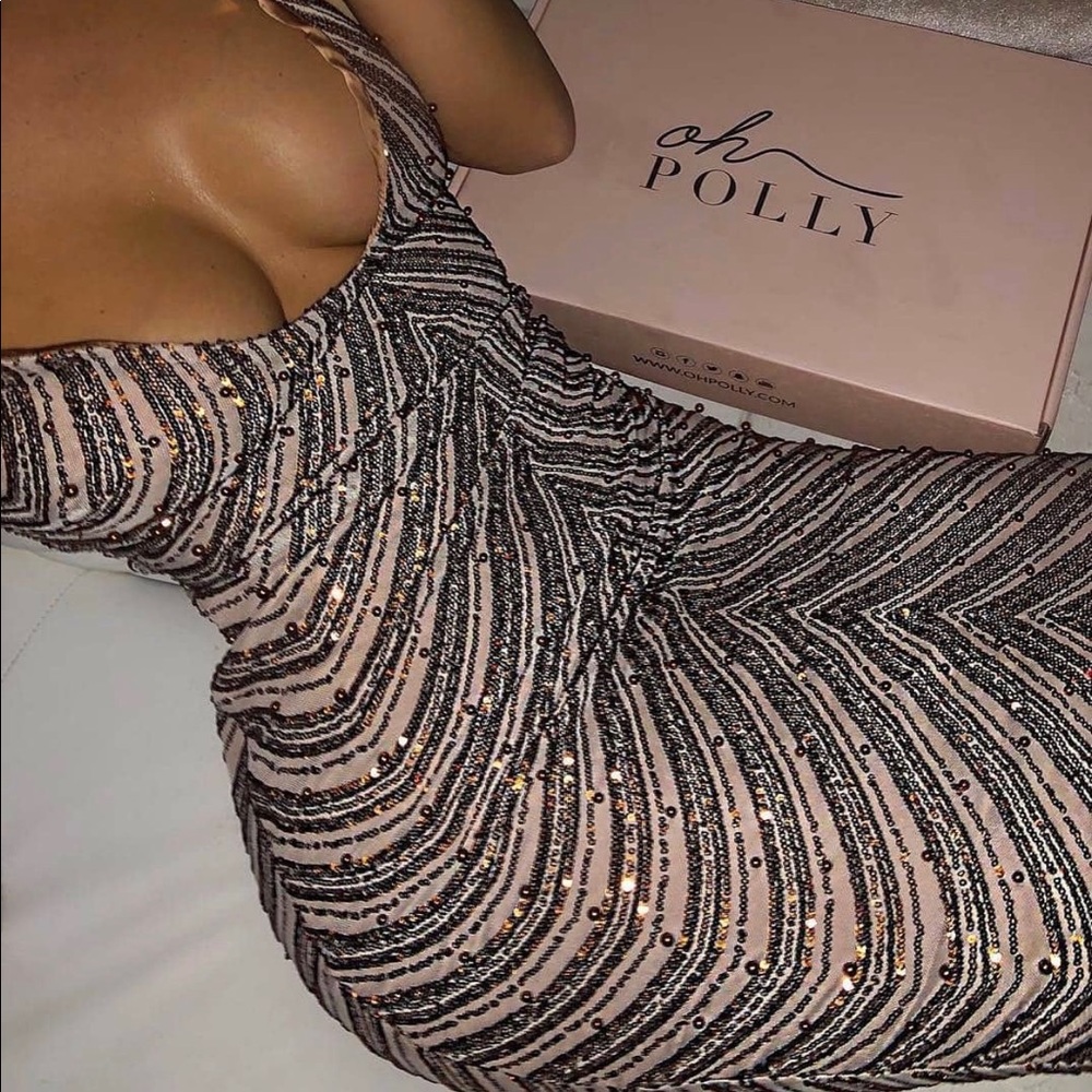 Sequin Midi Dress